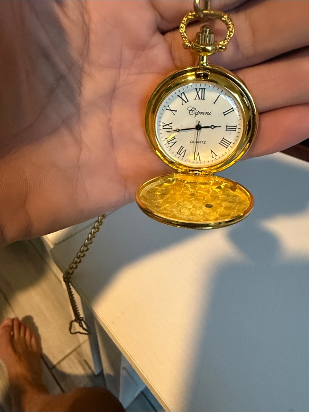 CIPRINI quartz pocket watch.